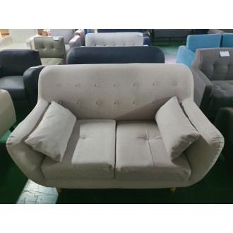 [B등급] 211025-17 에바2인소파_패브릭룩방수인조가죽_아이보리