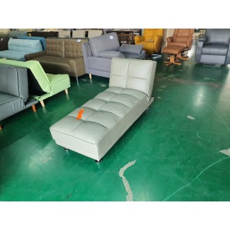 [B등급] 211027-8 레토카우치소파베드_B형_인조가죽_그레이