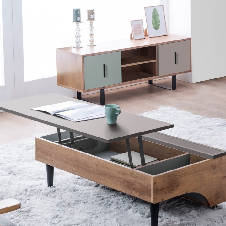 (착불) 리앤그랜드수납형리프트테이블